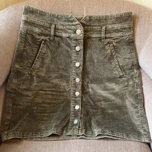 Anthropologie corduroy skirt